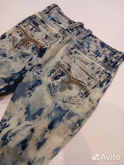 Джинсы rock revival широкие