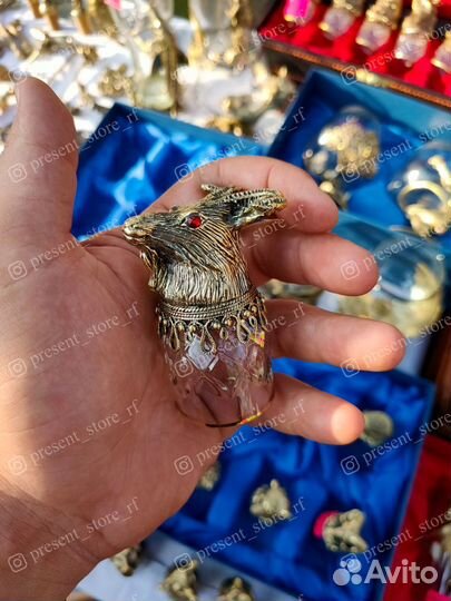 Стопки перевертыши. Хрусталь. Арт. 0030