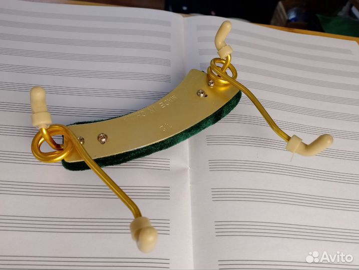 Мостик для скрипки FiddlermanSR-01S 1/2 зеленый