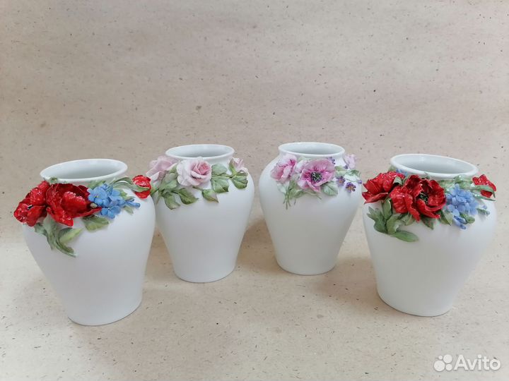 Фарфоровые вазы, Кисловодск. Ручная работа