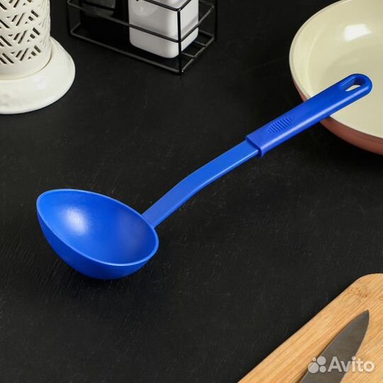 Половник Доляна «Радужный», 31 см, цвет микс