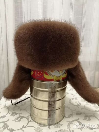 Норковая шапка мужская