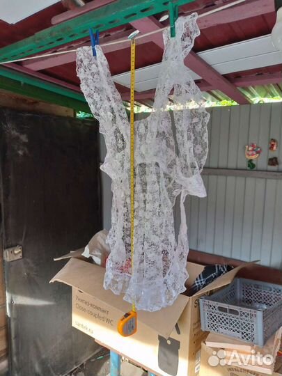 Белый школьный фартук