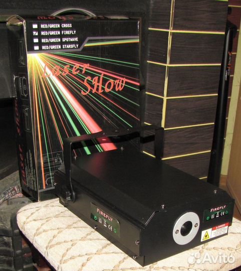 Лазер US N400 GR-140 LED светомузыка микрофон DMX