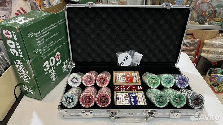 Покерный набор в ассортименте, карты для покера