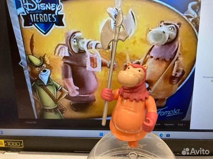 Фигурки Disney редкие Геркулес Питер Пэн Робин Гуд