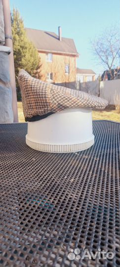 Твидовая кепка утепленная. Размер 58 см