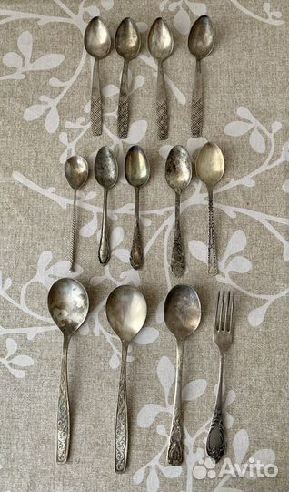 Мельхиоровые столовые наборы СССР