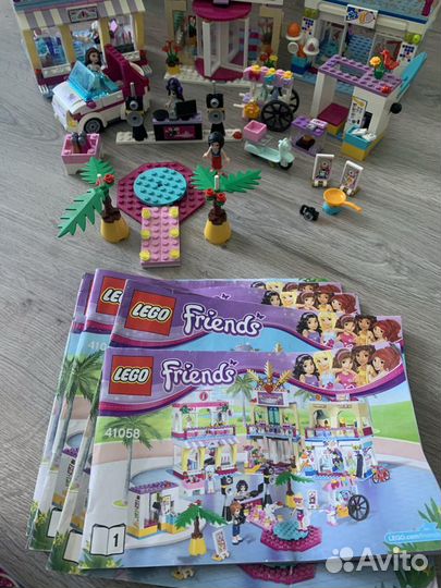 Lego Friends торговый центр, машинка в подарок