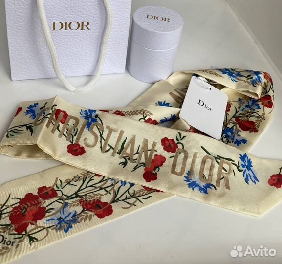 Dior лента твилли подарочная упаковка