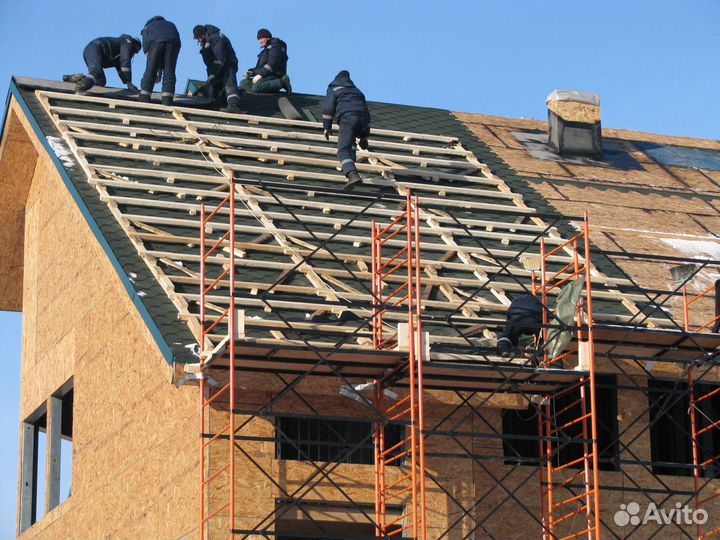 Ремонт крыши, Кровельные работы, Монтаж кровли