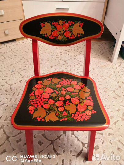 Стул детский хохлома