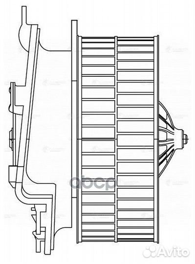 Мотор отопителя BMW 7 E65/E66 01- LFh 2665 luzar