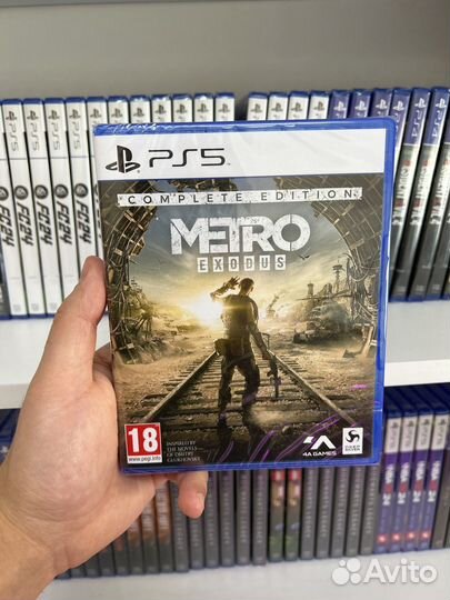 Metro exodus ps5 диск новый