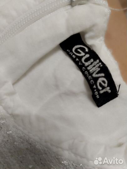 Платье для девочки 116 нарядное белое