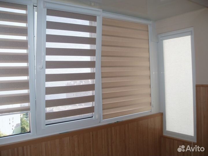 Жалюзи рулонные модель Зебра 0225