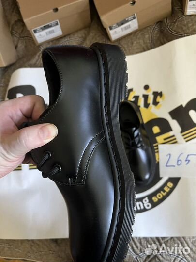 Ботинки Dr. Martens 1461 mono black,265 мм