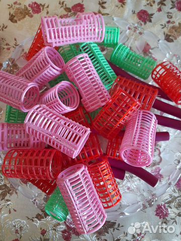 Бигуди с зажимами 20 шт