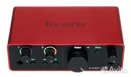 В наличии, Focusrite Scarlett Solo 4th Gen