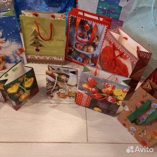 Пакеты подарочные упаковочные