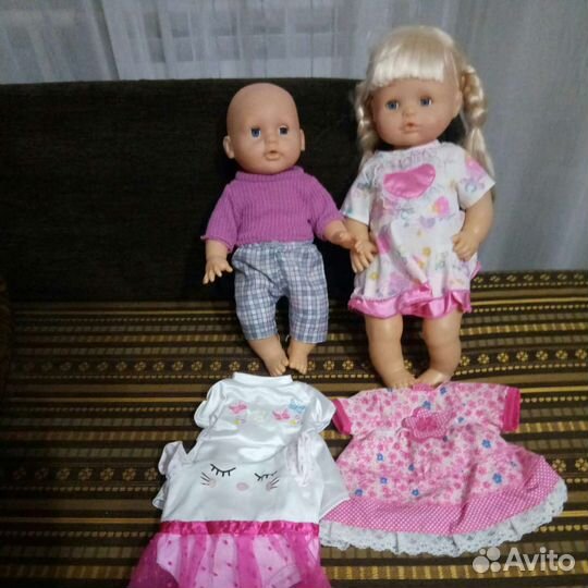 2 куклы - мальчик и девочка