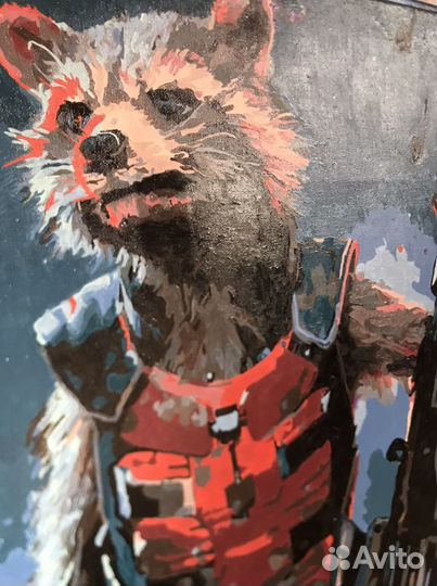 Картина готовая по номерам