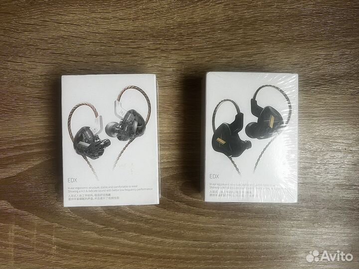Наушники проводные.KZ EDX. Разьем 3,5 мм