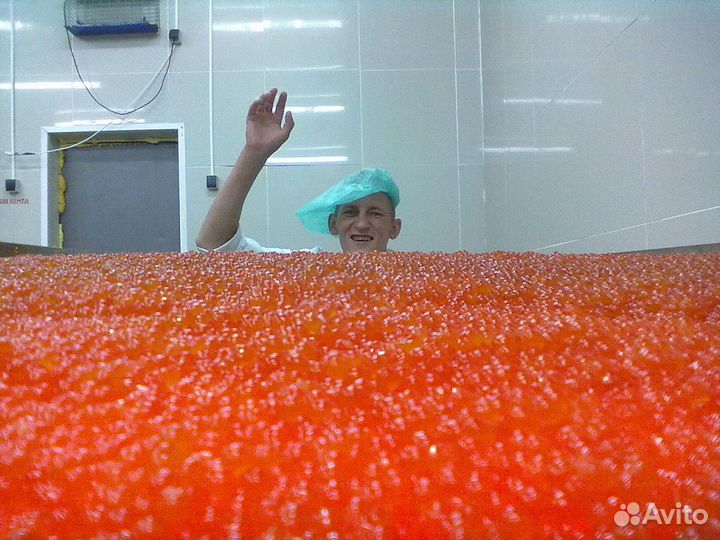 Красная икра кета