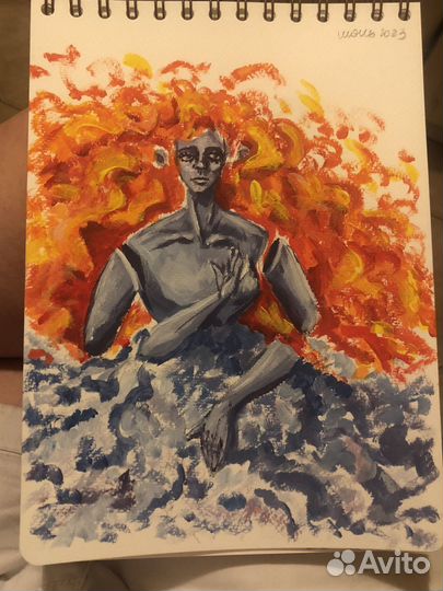 Картина акрилом на заказ