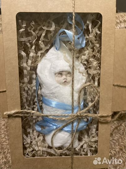 Ватная игрушка пеленашка