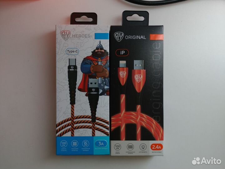 Новый кабель для быстрой зарядки type-c и iPhon