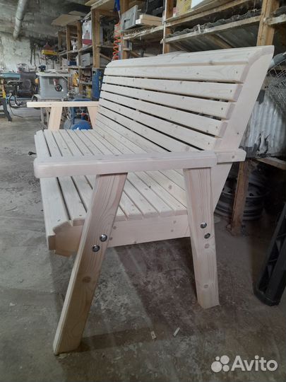 Скамейка садовая деревянная