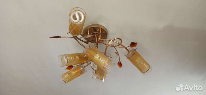 Люстра потолочная бу
