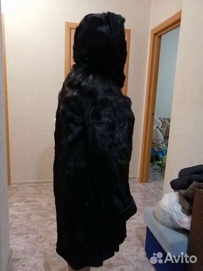 Шуба б/у норка/хорек