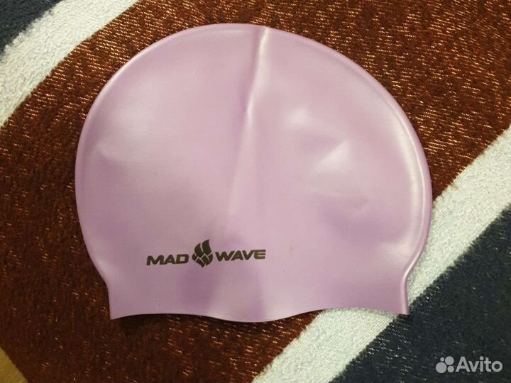 Шапочка для плавания силиконовая Mad Wave