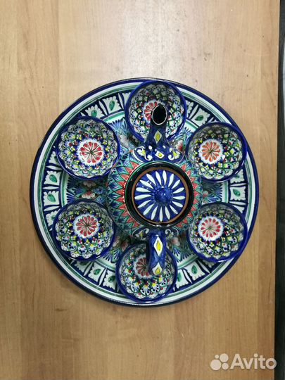 Риштанская керамика (комплект посуды)