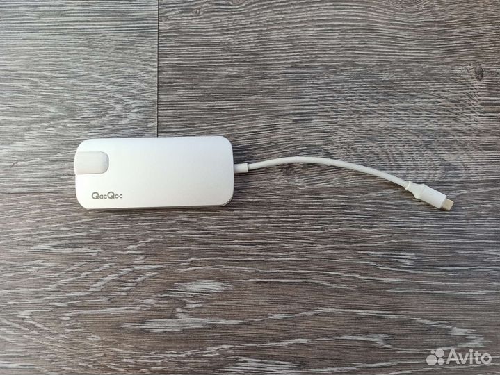 QacQoc USB Type-C Hub PD для Mac и Windows 8 в 1