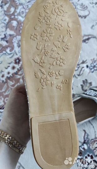 Эспадрильи Christian Dior