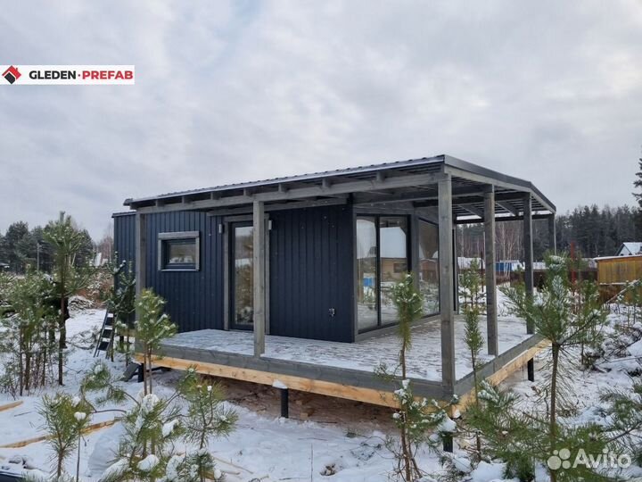 Готовый модульный дом 51 м2 / Дом под ключ