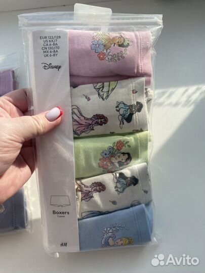 Трусы на девочку hm 110/116 122/128