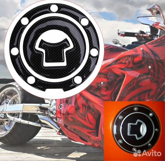 Наклейка на крышку бензобака Ямаха р6