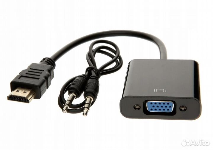 Переходник hdmi VGA с аудио выходом DGMedia AT1014