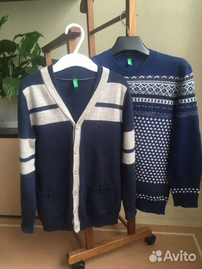 Кардиган и свитер Benetton