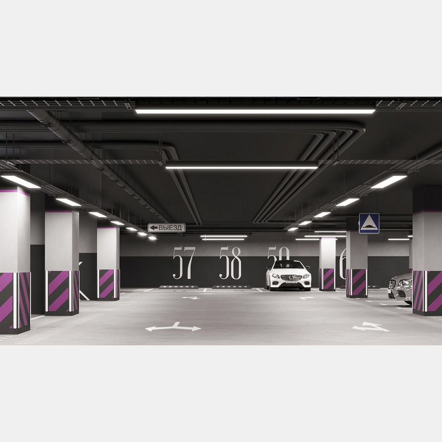 1-к. апартаменты, 49,6 м², 4/10 эт.