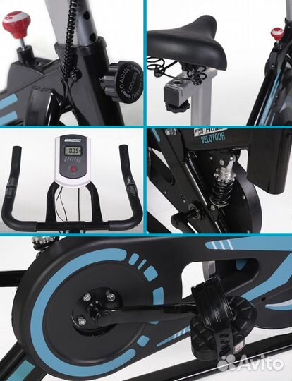 Велотренажер спин байк 