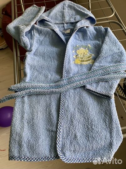 Махровый халат до 5 лет