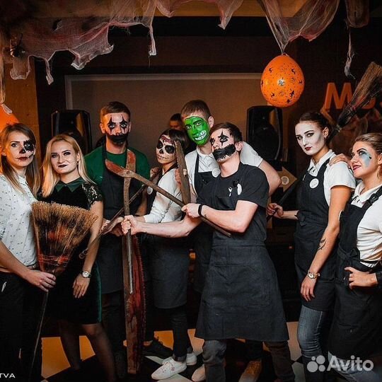 Грим на хэллоуин