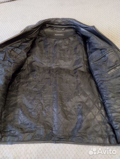 Кожаная куртка мужская