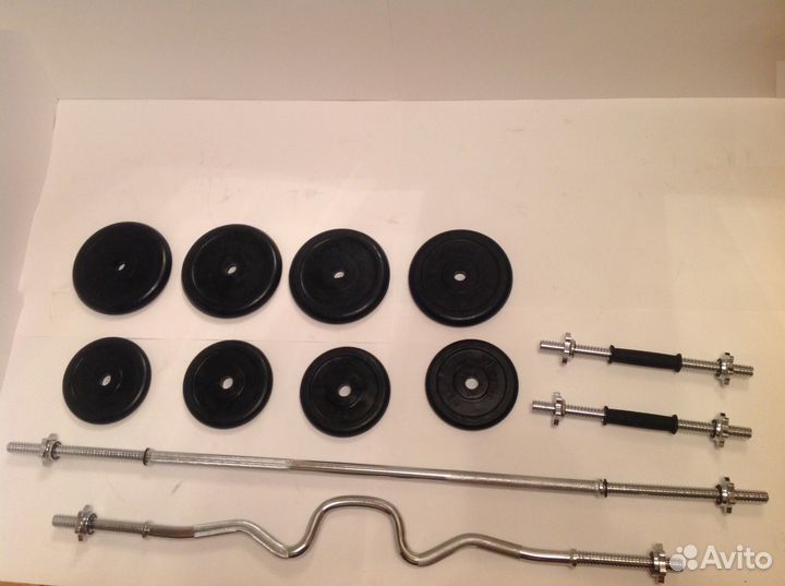 Гантели + 2 штанги №73