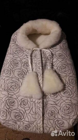 Зимний конверт в коляску